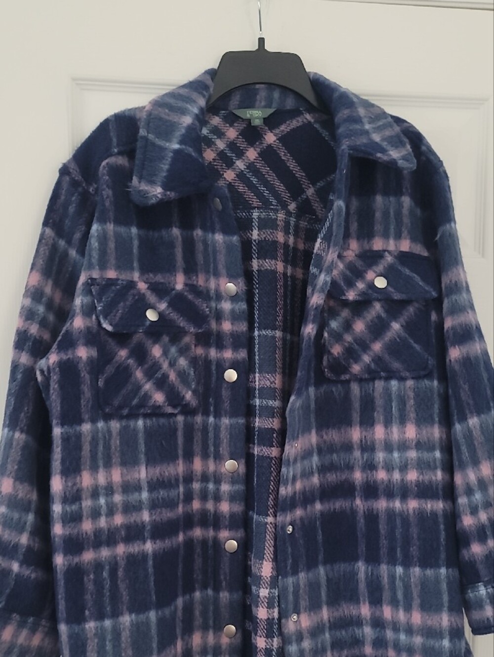 Plaid Shacket Jacket - Picture 2 of 5